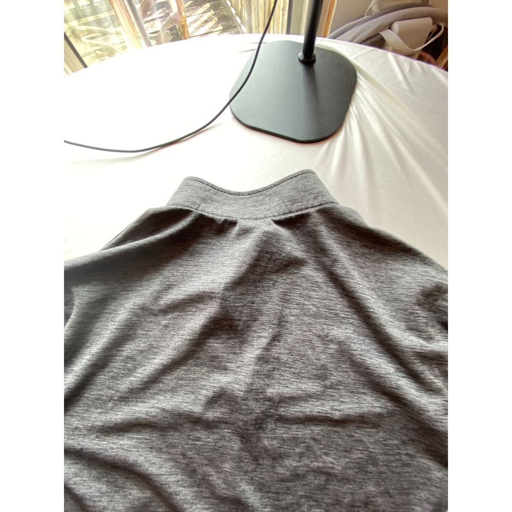 MoFiz Womens Quarter Zip Pullover Gray Heathered Activewear Top XL - Picture 6 of 6